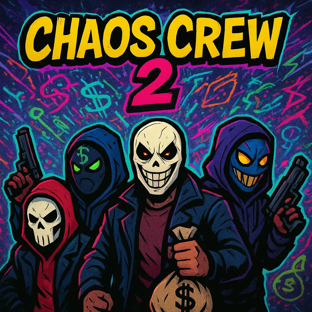 Chaos Crew 2 slot game cover art
